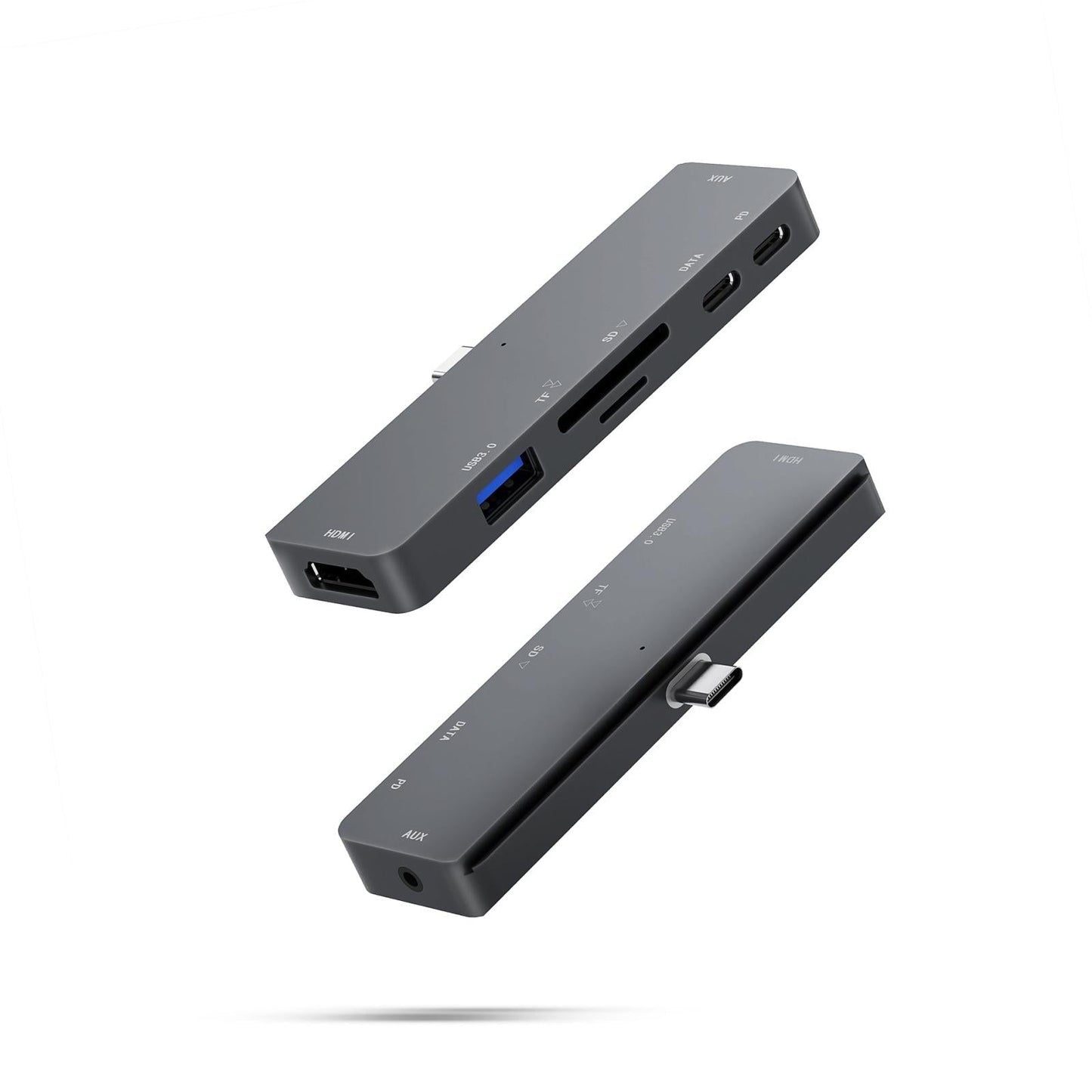 7-In-1 Docking Station For Ipad Pro Hdmi 4K Audio Sd / Tf Usb 3.0 Usb-C Pd