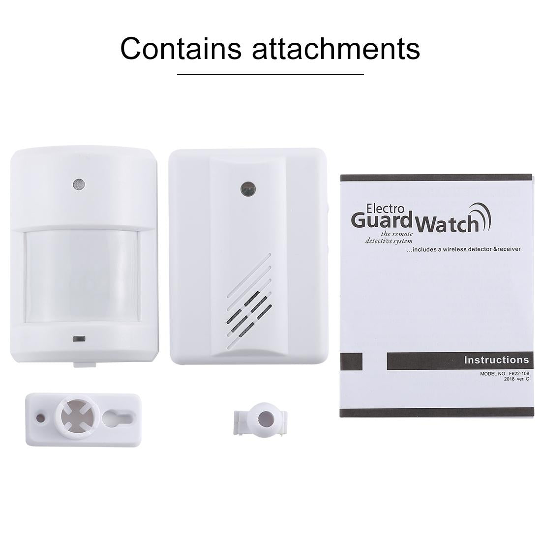 Wireless Electro Guard Watch Remote Detective System Kit - Upgraded Version