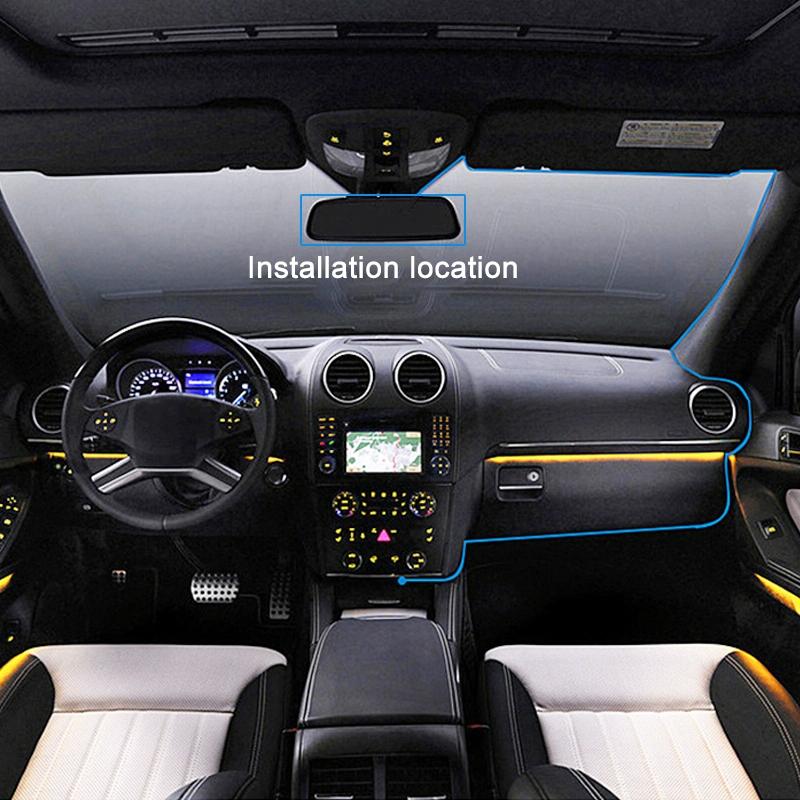 1080p Hd Night Vision Driving Recorder - 4.5 Inch Shimmer Single Record