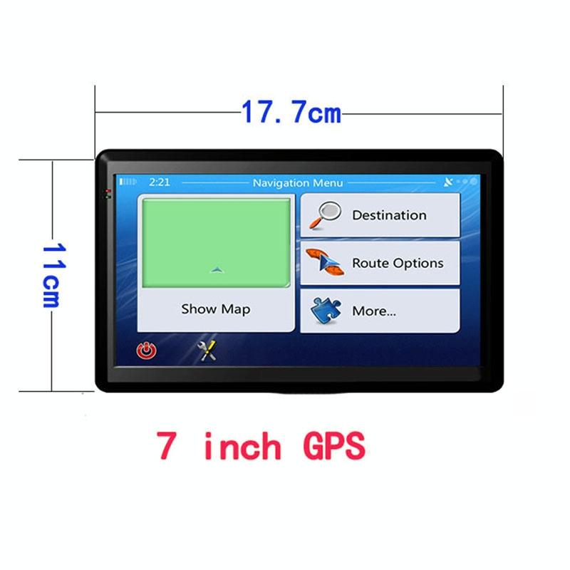 7 Inch Car Gps Navigator 8G + 128M - Europe Map Fm Tf Card