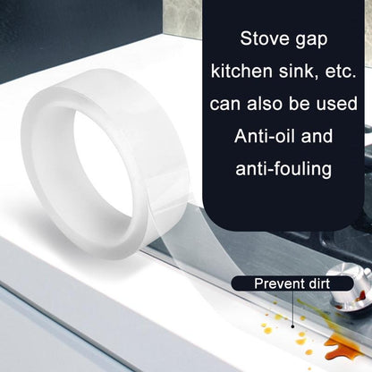 10m Long Window Frame Gap Tape - 5cm Wide Plastic Steel
