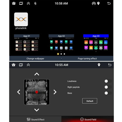 Android Car Navigation System For Fiat 500 - Bluetooth Fm Radio 1 + 32G Memory - 1 + 32G