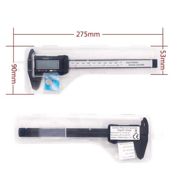Digital Vernier Caliper / Micrometer - Lcd Display - Cms5201