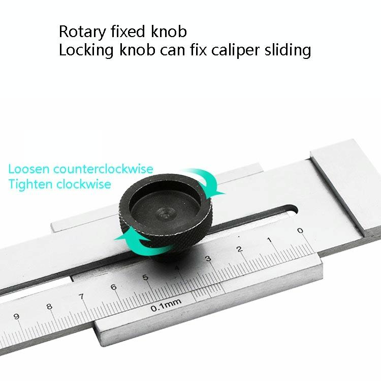Portable Woodworking Scribing Ruler - 0-200mm