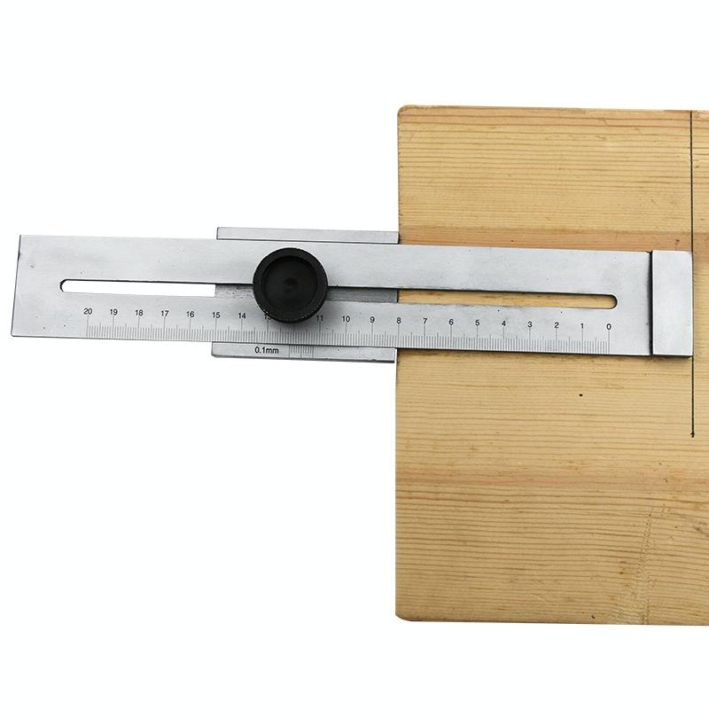 Portable Woodworking Scribing Ruler - 0-200mm