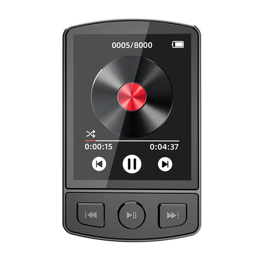 1.8 Inch Color Screen Mp3 / Mp4 Bluetooth Walkman With Back Clip - No Memory Card