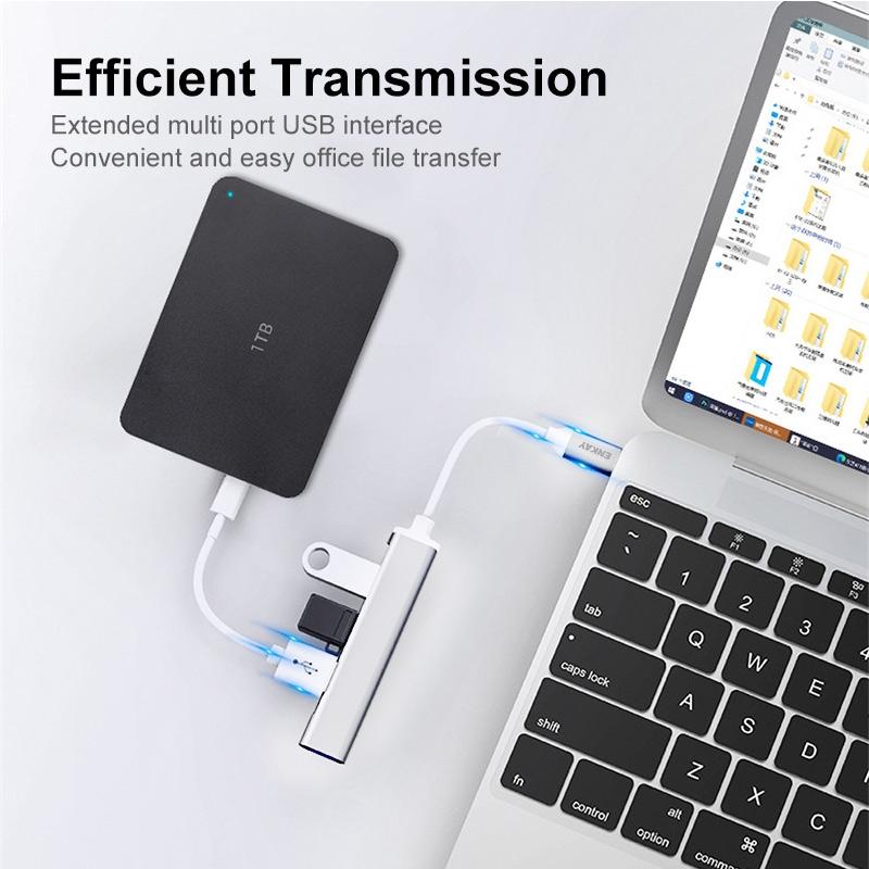 4-Port Usb 3.0 Splitter Hub Adapter