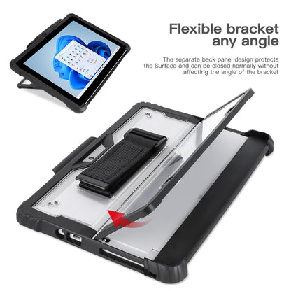Transparent Acrylic Hand Shoulder Strap Case for Microsoft Surface Pro 8