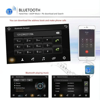7 Inch Android Car Navigation Player With Wireless Carplay - 2 + 32G