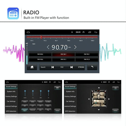 7 Inch Android Car Navigation Player With Wireless Carplay - 2 + 32G