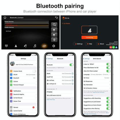 7 Inch Android Car Navigation Player With Wireless Carplay - 2 + 32G