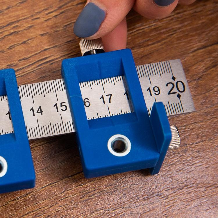 Aluminum Punch Locator for Cabinet Door Holes