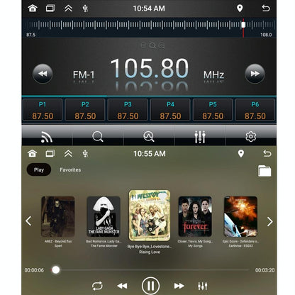 Android Car Navigation System For Ford F150 Bluetooth Fm Radio 1 + 32G - 1 + 32G