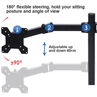 Adjustable Dual Monitor Stand for Desktop