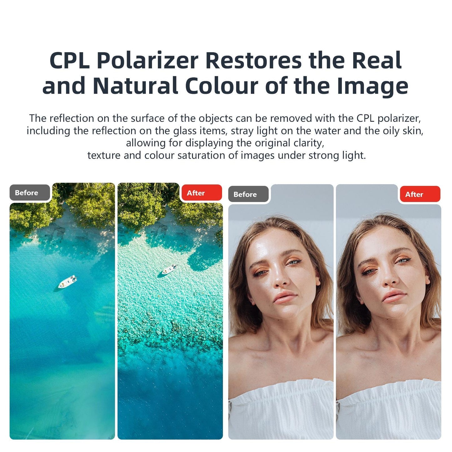 Double-sided Coated Filters for Dji Pocket 3 with Protective Goggles and Cpl Style - Cpl