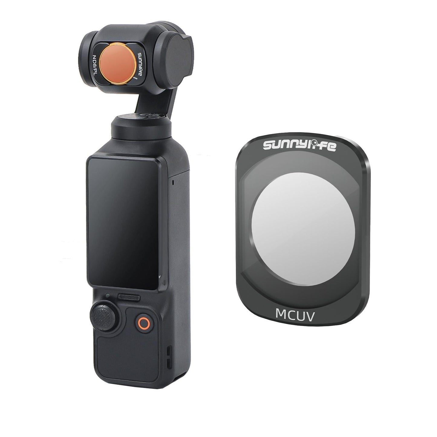 Sunnylife 3 In 1 Nd16 Camera Lens Filter For Dji Osmo Pocket No Gimbal Reset - Mcuv