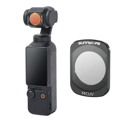 Sunnylife 3 In 1 Nd16 Camera Lens Filter For Dji Osmo Pocket No Gimbal Reset - Mcuv