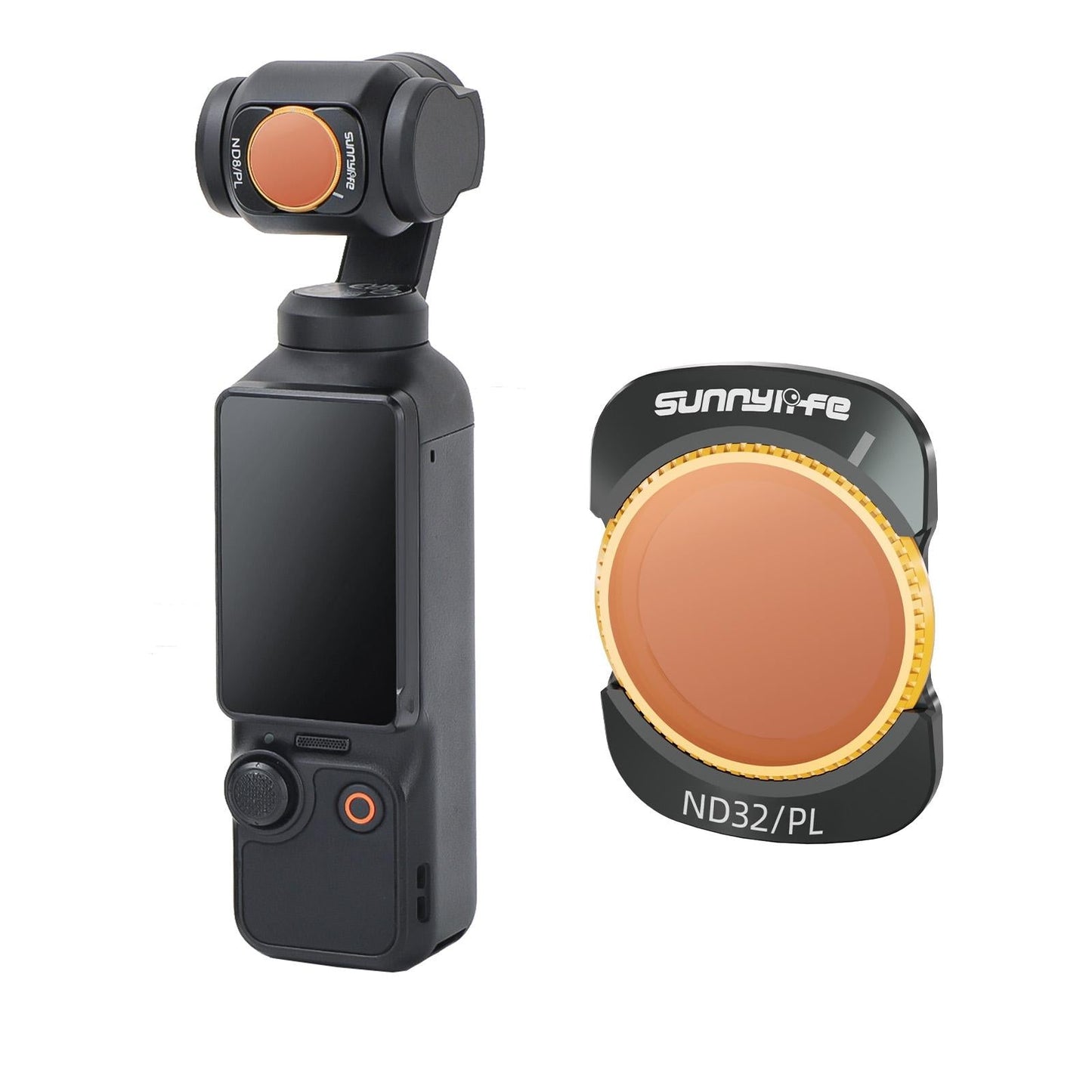 Sunnylife 3 In 1 Nd16 Camera Lens Filter For Dji Osmo Pocket No Gimbal Reset - Mcuv