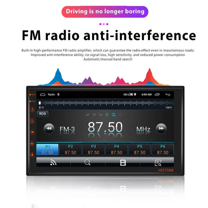 7 Inch Android Navigation Wifi Vehicle Central Control Screen - 2 + 16G