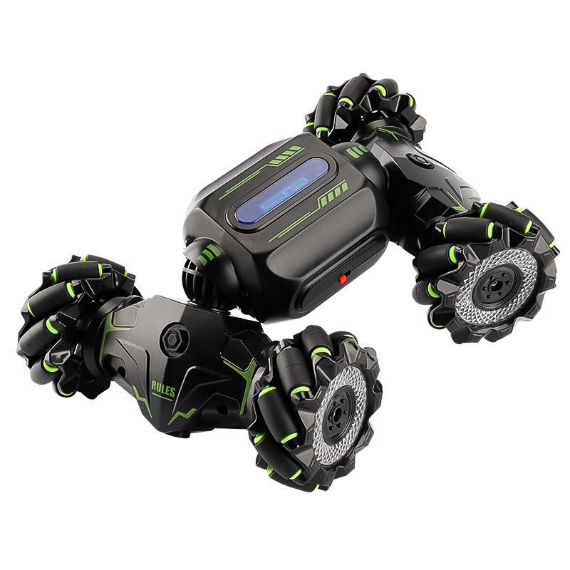 Twist Stunt Car with 2.4g Remote Control - Dual Control - Orange / Green