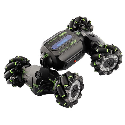 Twist Stunt Car with 2.4g Remote Control - Dual Control - Orange / Green