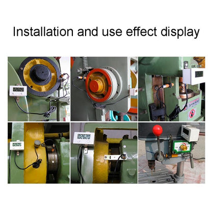 Industrial Magnetic Sensor Switch Punch Counter - 5 Digit Display