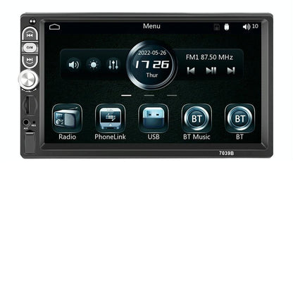 7 Inch Mp5 Bluetooth Carplay Player With Reversing Image - Universal Wired Integration