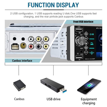 5.1 Inch Ips Capacitive Carplay Player - Single Button Control