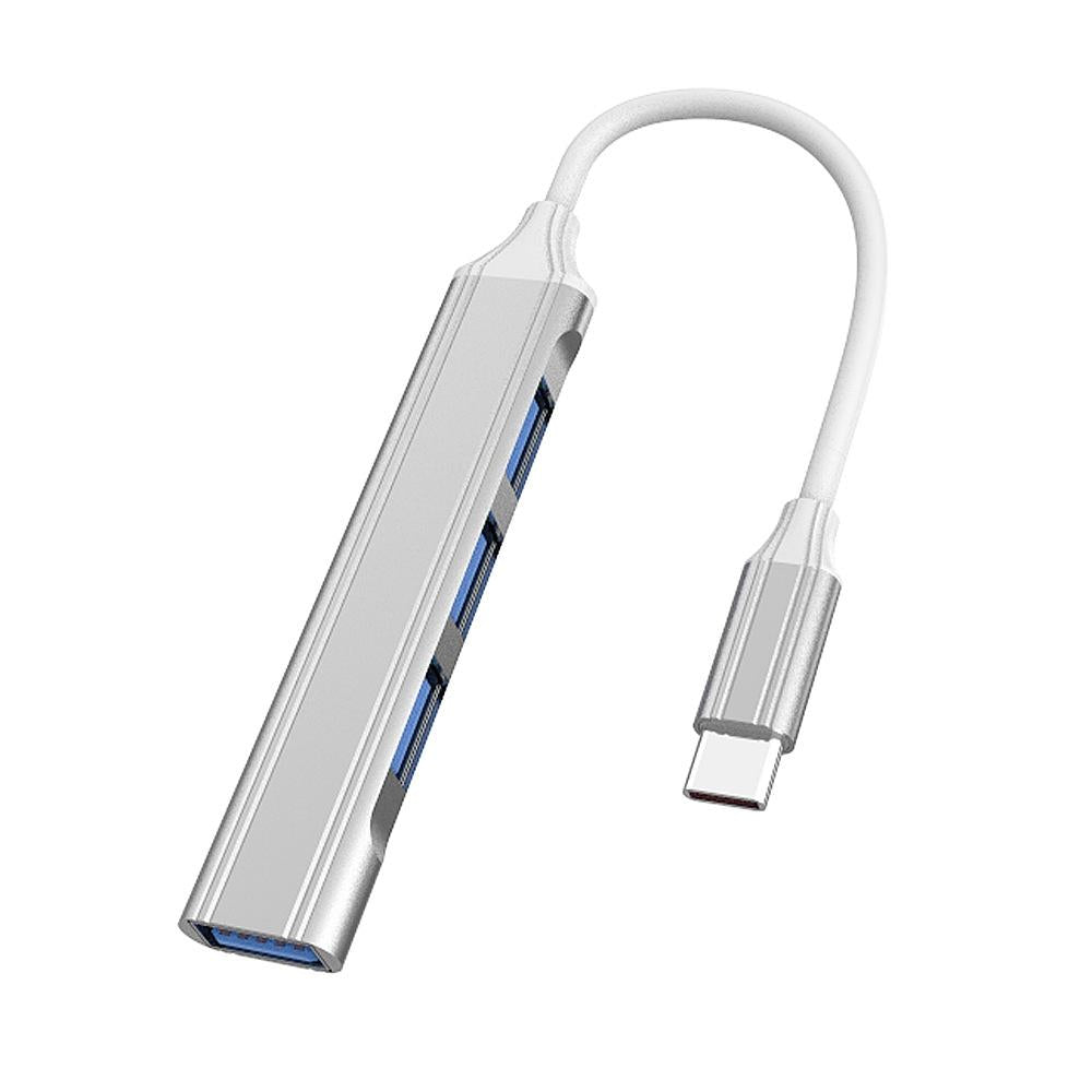 4-In-1 Mini Docking Station Type-C / Usb-C 3.0 Silver