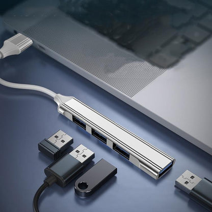 4-In-1 Mini Docking Station Type-C / Usb-C 3.0 Silver