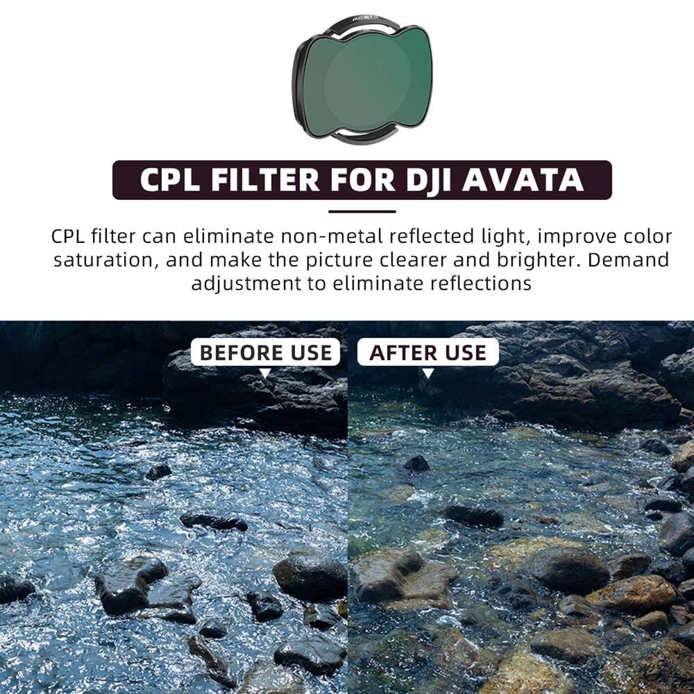 3-in-1 Magnetic Uv Cpl Filter for Dji Avata Drone - Uv