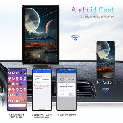 8 Inch Full Touch Car Screen Player - Horizontal / Vertical Carplay / Android Auto - Standard