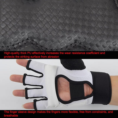 Adult Half-Finger Sandbag Training Gloves For Fitness And Sparring - Xs