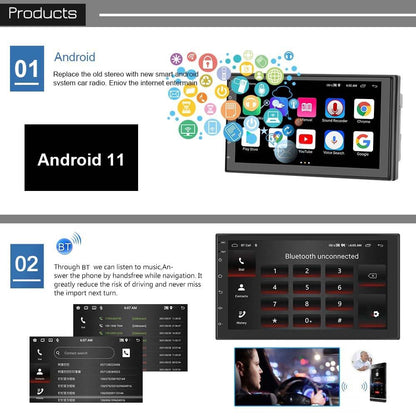 10 Inch Android Wifi Car Navigation Reversing Video Player - 2 + 32G