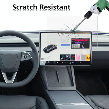 Tempered Glass Film for Car Navigator - Protective - For Tesla Model 3 2024