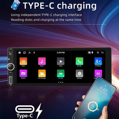 Universal Bluetooth Car Radio With Android Navigation - 1 + 32G Memory - 1 + 32G