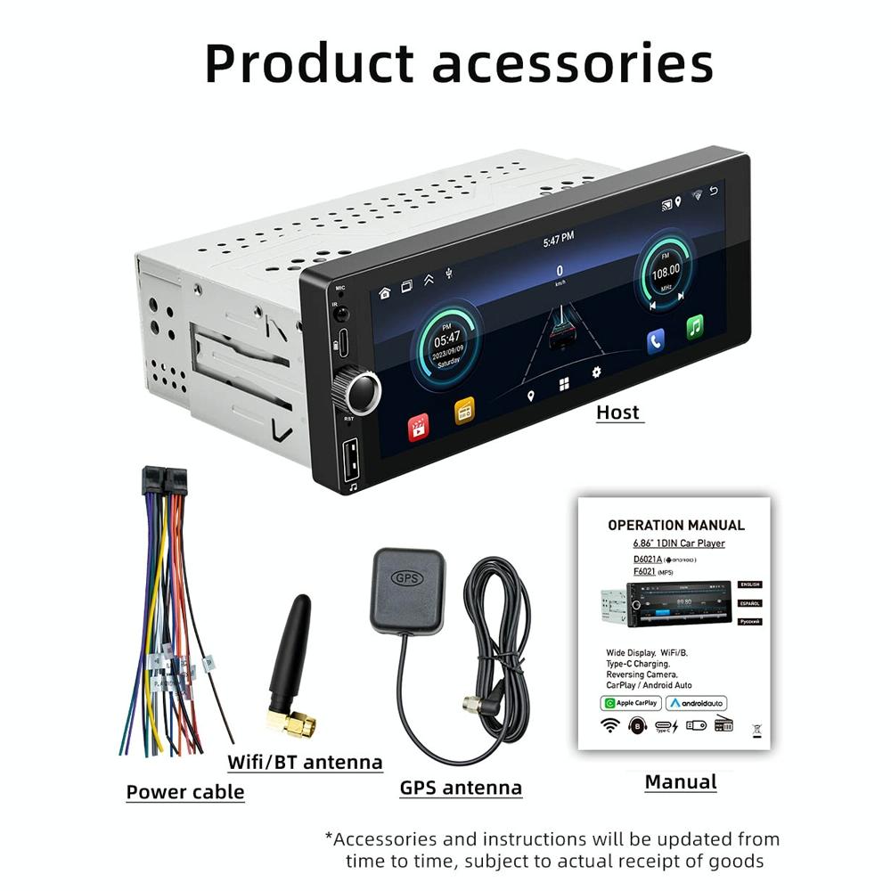 Universal Bluetooth Car Radio With Android Navigation - 1 + 32G Memory - 1 + 32G