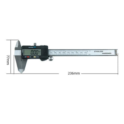 Stainless Steel Digital Vernier Caliper - 0-200mm