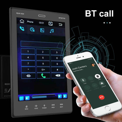 9.5 Inch Vertical Screen Car Mp5 Player - Double Spindle
