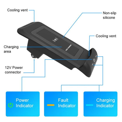 Wireless Charger for Toyota Alphard 2015-2021 - 10w Qi Standard
