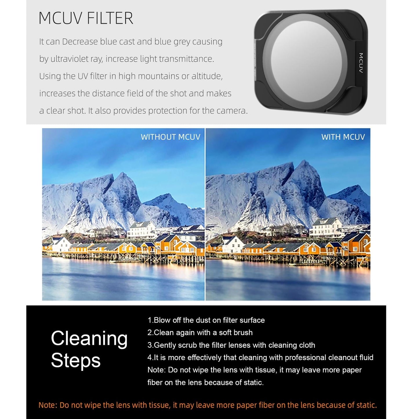 Mcuv Lens Filter for Dji Air 2s - A2s Fi9341