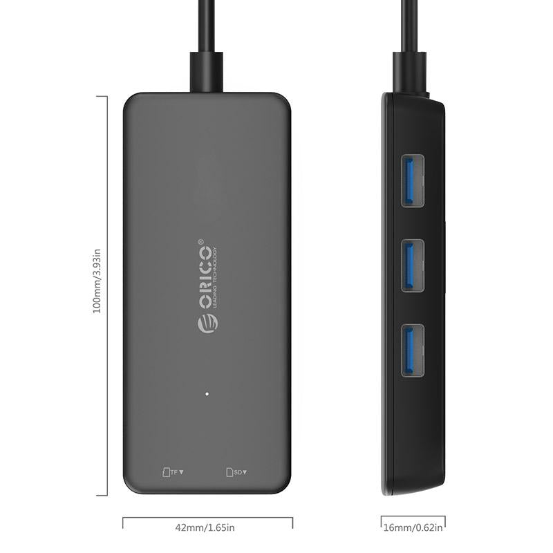 Usb3.0 Hub With Card Reader Orico H3Ts-U3