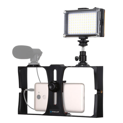 Vlogging Live Broadcast Led Selfie Light Kit With Tripod Head - Blue