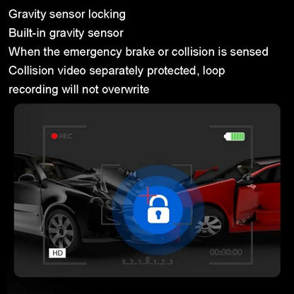 Hd Dual Lens Night Vision Driving Recorder - Hidden Design