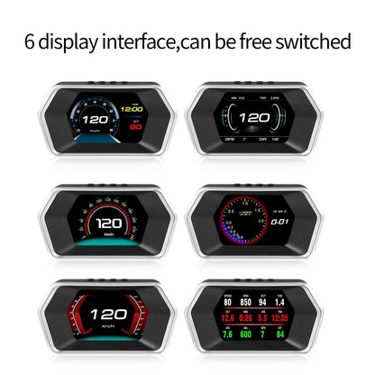 Car Hud Head Up Display Gps Speed Meter Obd2 Fault Code Eliminator