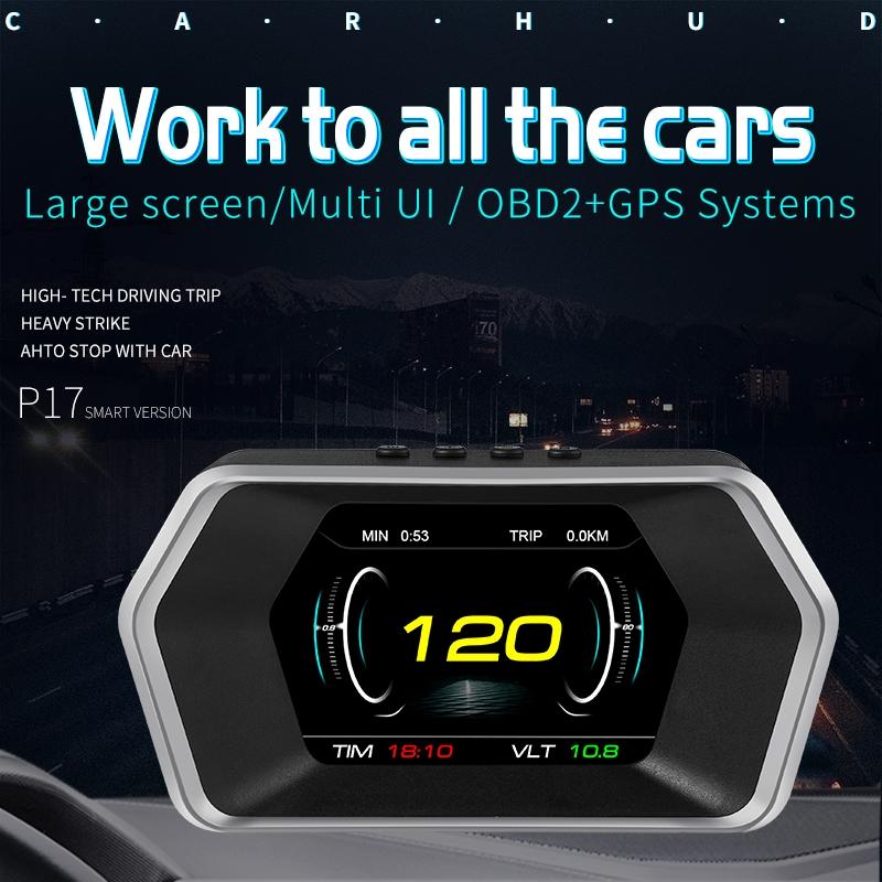 Car Hud Head Up Display Gps Speed Meter Obd2 Fault Code Eliminator