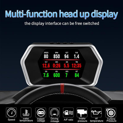 Car Hud Head Up Display Gps Speed Meter Obd2 Fault Code Eliminator