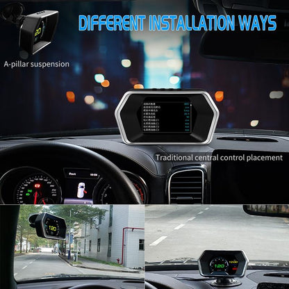 Car Hud Head Up Display Gps Speed Meter Obd2 Fault Code Eliminator