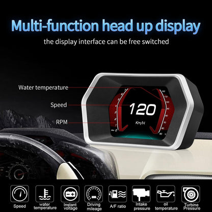 Car Hud Head Up Display Gps Speed Meter Obd2 Fault Code Eliminator