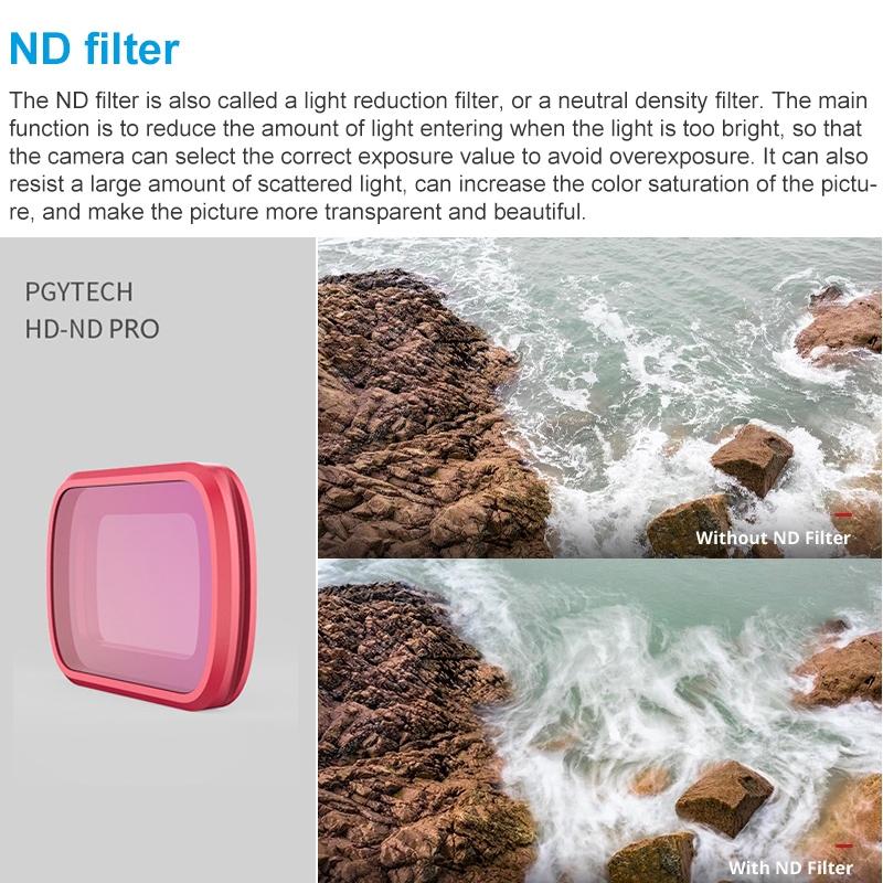 Professional Diving Filter Set for Dji Pocket - Nd Dimming